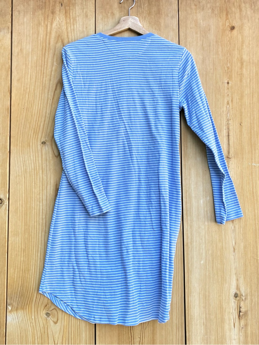Lauren Ralph Lauren Blue Striped Nightdress Sz Medium - Picture 4 of 4